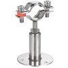 sourcing map Wall Mount Ceiling Mount Pipe Support, 304 Stainless