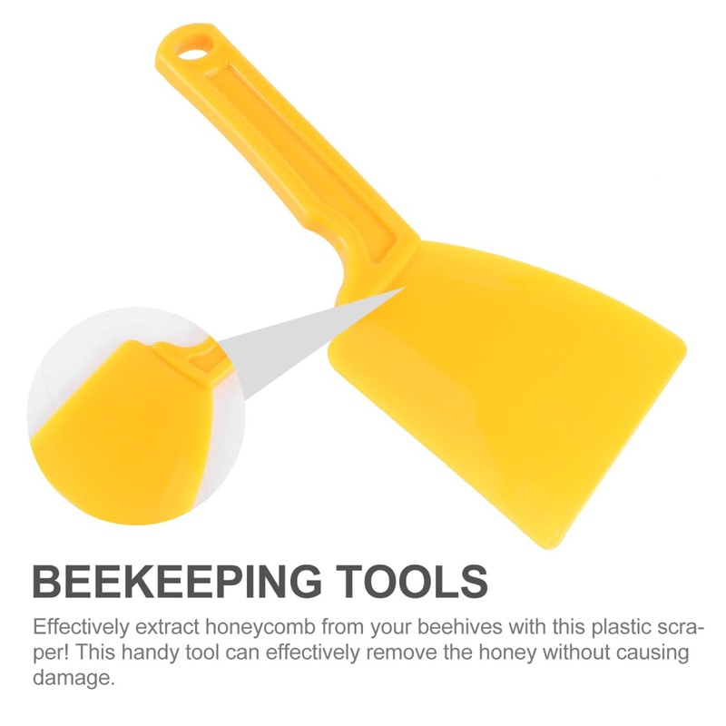 MERRYHAPY 1pc Yellow Honey Spatula Beekeeping Equipment Practical Beekeeping Tool