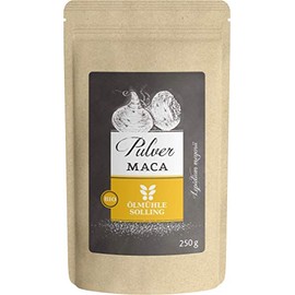 Maca Powder Organic 250 g | Finely Ground - Raw Material Quality | Natural Product - Bottled in Germany | Ölmühle Solling