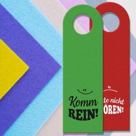 trendaffe - Do not disturb or come in door hanger with faces office work business office door