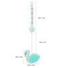 Swan Shape Infant Baby Pacifier Clip AntiLost DIY Teething Necklace