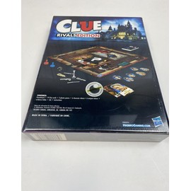 Hasbro Clue Rivals Edition Board Game 2 Player 8+ Factory Sealed - New