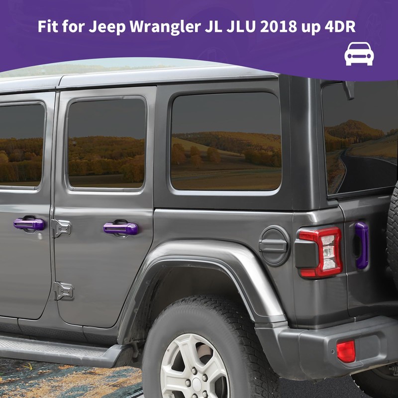JOSHELA for Jeep JL Tailgate Door Handle Cover Trim Fit