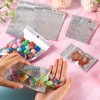 Magibeads 60Pcs Resealable Small Packaging Bags 2x4 3x5 4x6 Iridescent