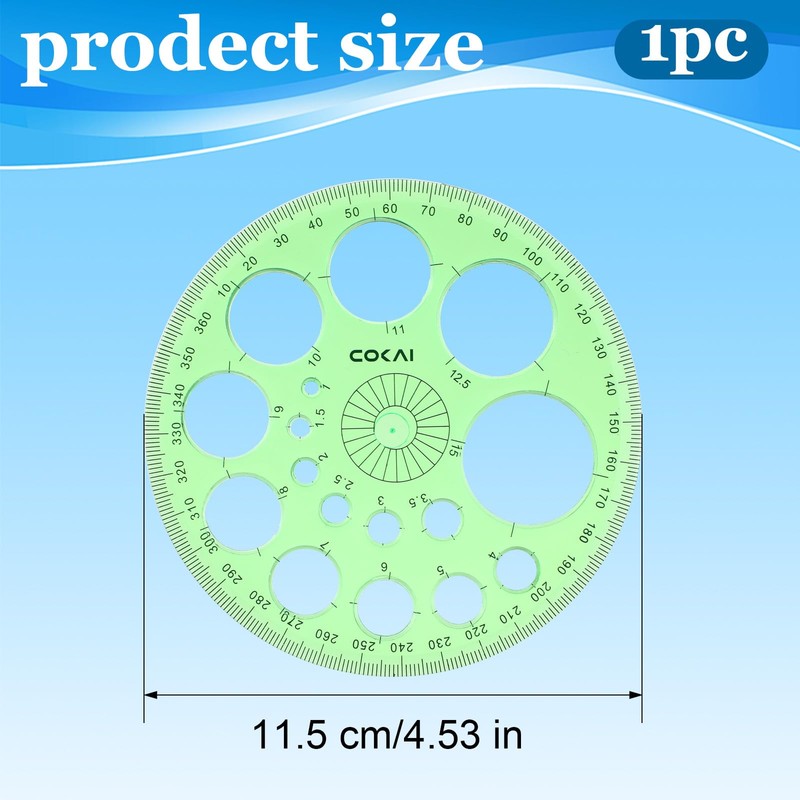 Circle Template Round Circle Template for Drawing, Professional Circle Stencil