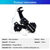 RainFlowwer Rear Derailleur RD-TZ31-A 6/7 Speed Hanger Mount/Suspension Rear Derailleur