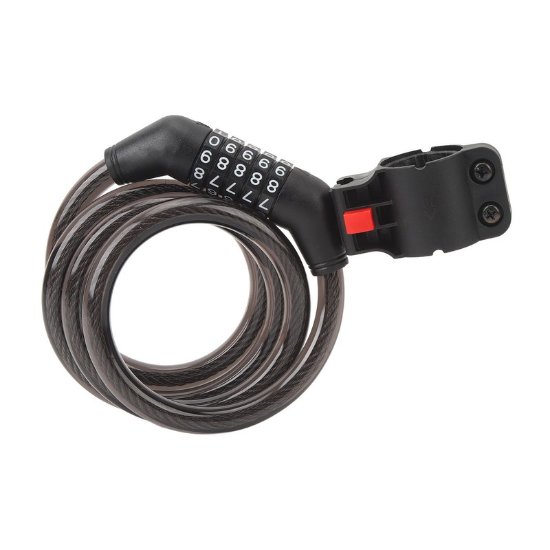 3.6ft Bicycle Lock with Mounting Bracket Anti Theft Universal 5
