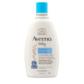 Crema hidratante para tratamiento de eczema en bebés de la marca Aveeno , 1, 1