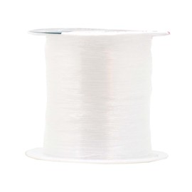 Mandala Crafts Nylon Invisible Thread for Sewing Quilting - Fishing Line Monofilament Transparent Thread for Wigs Beading - Clear String for Hanging Decorations (Clear, 0.4mm 176 Yards)