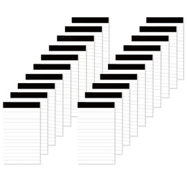 Nichela 20 Pack Small Notepad, 3 x 5 Inch Ultra Quality Note Pads, Server Lined Papers and Desk Notepads for Office Supplies, Writing and Memo pads 30 Sheets Each
