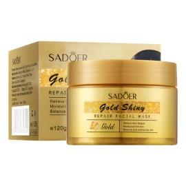 Mascarilla Facial Reparadora Sadoer Gold Shiny Hidratante                                                                                             