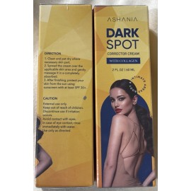Ashania 4 pack Ashania Dark Spot Corrector Cream with Collagen for Face and Body 2 FL OZ