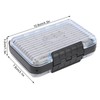 Fly Fishing Box PP Double Side Waterproof Flies Organized Storage
