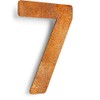 Vintage House Number 7 - Solid, Weatherproof & Durable -