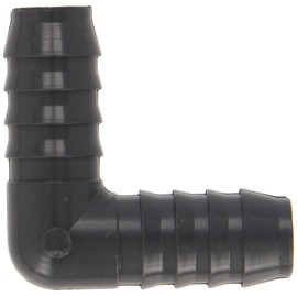 Spears 1406 Series PVC Tube Fitting, 90 Degree Elbow, Schedule 40, Gray, 2" Barbed
