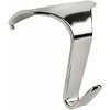 Taskar Silver Chrome Picture Rail Hooks - Contemporary/Heavy Duty (4