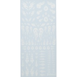 Haikyu Parts TTD-03-WHI Tattoo Decals, 03, Fire White, 1 Piece, Plastic Model Decal