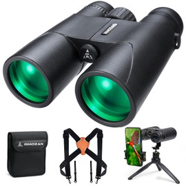 12x42 HD Binoculars for Adults with Binocular Harness Strap and Upgraded Phone Tripod and Adapter 12x42 High Definition Binoculars for Bird Watching 12x42 Binoculars for Hunting Hiking Gifts for Men