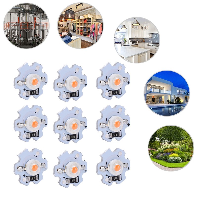 25Pcs 5V LED Chips 200LM 1W High Power LED Lamp