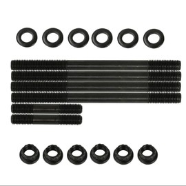 BLACKHORSE-RACING Cylinder Head Stud Bolt Kit Replacement for 2004-2007 Yamaha Rhino 660/2001-2005 Yamaha Raptor 660