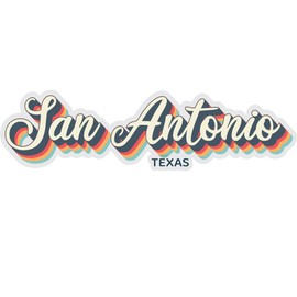 San Antonio Texas Souvenir 2-Inch Vinyl Decal Sticker 3D Design 2-Inch|Sticker