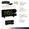 TFA Dostmann 60.5015.04 Projection Alarm Clock with FM Radio, 2