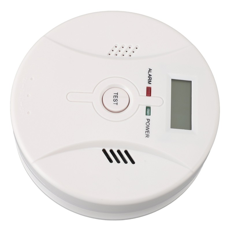 2 in 1 Smoke and CO Detector Sound Light Alarm