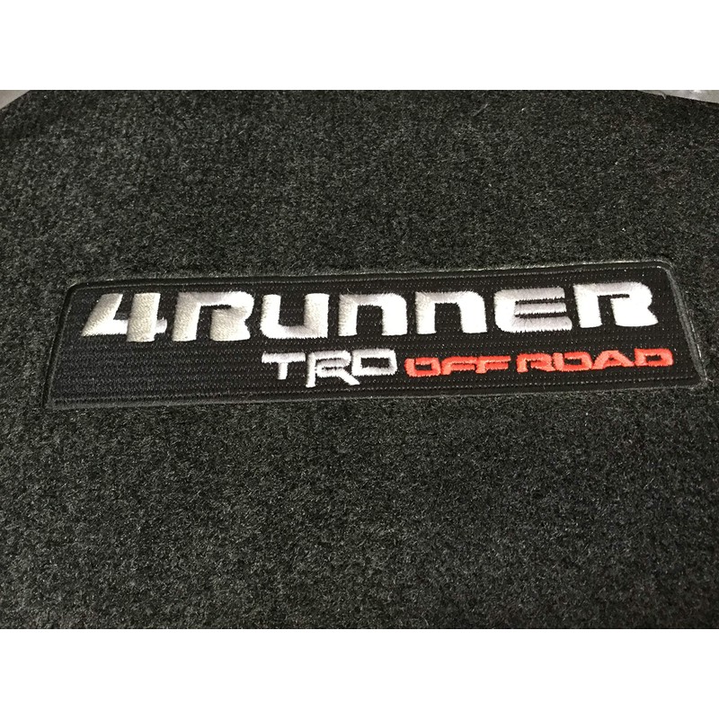 TRD Toyota 4Runner Off Road Black Carpet Floor Mats