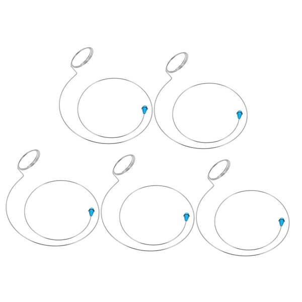 TOPPERFUN 5 x Magnifying Glass Travel Magnifier Wire Holder for