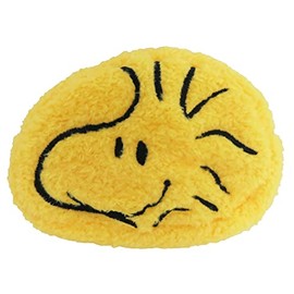 Unique PEANUTS Face Cosmetic Pouch, Woodstock ES441C, Popular Characters, Present, Logo Embroidered, Wallet, Accessory Case
