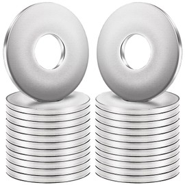 Drenky Washers M5 Stainless Steel A2 V2A, Pack of 25 Flat Washers Body Washers Rustproof U-Washers for Screws, Nuts and Threaded Rod