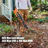 LawnMaster CLBL4016A Cordless Leaf Blower 40V Max with 2.0Ah,Battery Powered