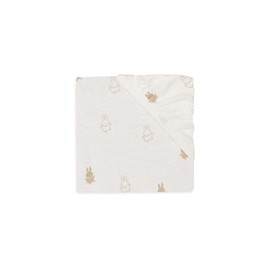 Jollein Happy Miffy Nougat 511-507-67094 - Lenzuolo con angoli elasticizzati (60 x 120 cm)