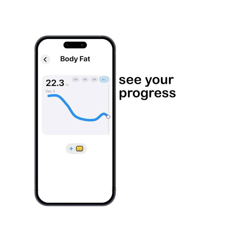 체지방 캘 , 앱이 있는 측정 장치 Body Fat Caliper