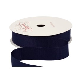 Zofrud Navy Cotton Ribbon - 5/8 Inch x 10 Yards - Ideal for Gift Wrapping, Sewing, and Crafts