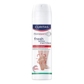 Desodorante Para Pies Curitas Fresh Active 2 En 1 Deo 150ml