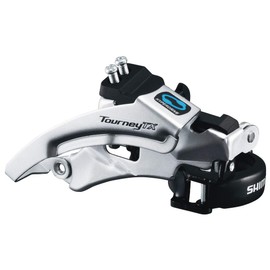 Shimano Tourney / TY FD-TX800 Tourney TX front derailleur, top swing, dual pull, for 42/48T, 66-69