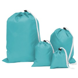 ZOLLNER Set of 4 Packing Bags for Suitcases, Backpacks, Travel Bags and Much More, Turquoise