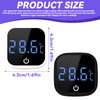 Bordeag Pack of 2 Aquarium Thermometers, Mini Digital Aquarium Thermometer,