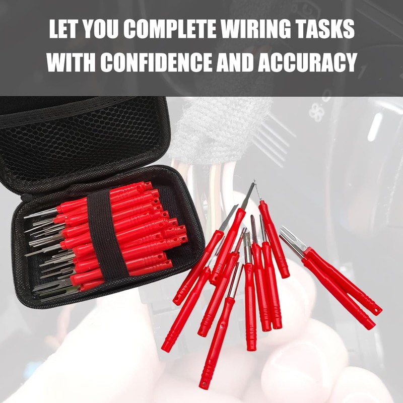 BWBWND 41PCS Terminal Removal Tool Kit, Electrical Wire Connector Pin