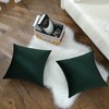 mixeoo Comfy Dark Green Throw Pillow Covers Christmas Decorative Square