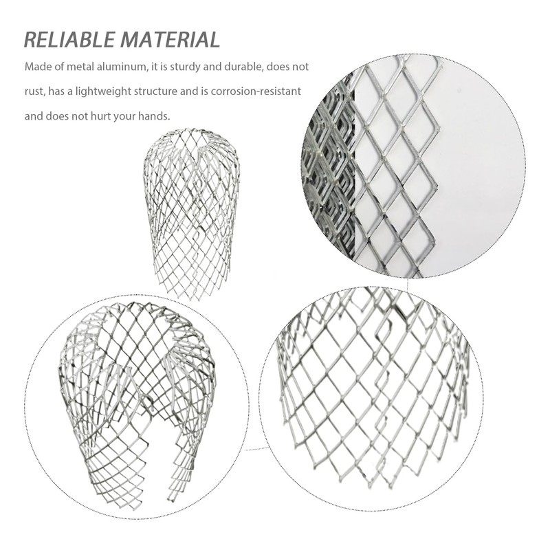 6-Piece Drainage Ditch Protection Device, Metal Aluminum Drainage Ditch Leaf