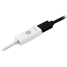 GE Mini DisplayPort to HDMI Adapter, 8 Pack, Video Adapter, Uni-Directional, Source to Display, Pigtail, Basic, White, 85004