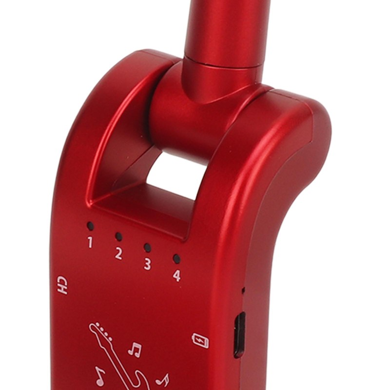Wireless Guitar Transmitter Receiver Audio Transmission Upgraded USB Rechargeable Battery