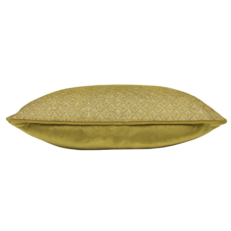 Paoletti Blenheim Cushion Cover, Ochre, 45 x 45cm