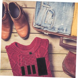 Healvian 2pcs Electric Heating Pad for Clothes Adjustable Mode Usb Vest Heating Mat for Back Shoulders Abdomen and Legs Quick Heat up Compact and Portable for Outdoor Use