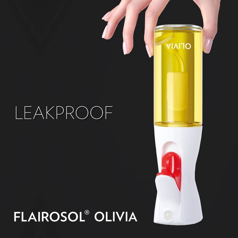 FLAIROSOL OLIVIA. The Original Advanced Oil Sprayer for Cooking, Kitchen,