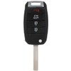 KEYALL 2 Pack 4 Buttons Remote Control Car Key Fob
