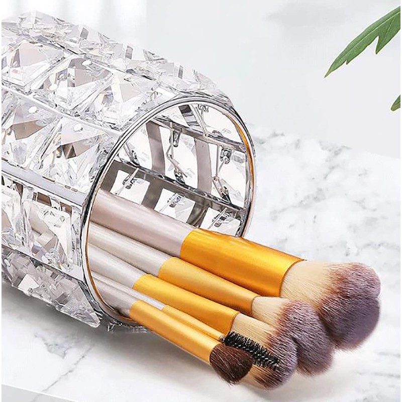 umely Crystal Trinket Case, Makeup Brush Case, Storage, Interior, Stylish,