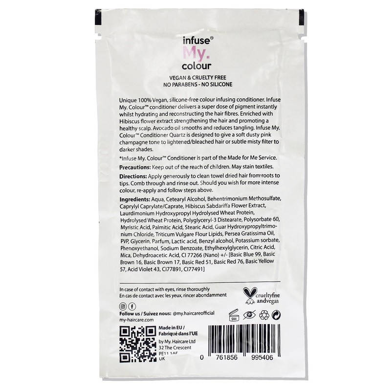 Infuse My Colour Quartz Conditioner For Unisex 15 ml Conditioner